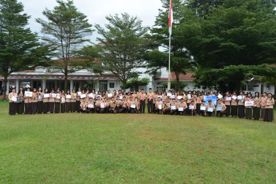 Peringatan Upacara Hari Pramuka ke-64 SMA Negeri 1 Purwokerto